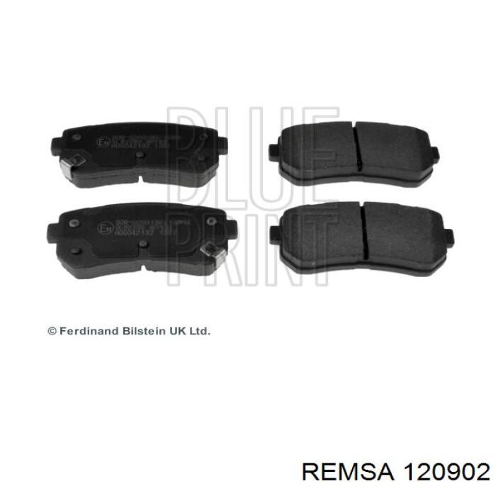 Compre 120902 Remsa Sapatas do freio traseiras de disco