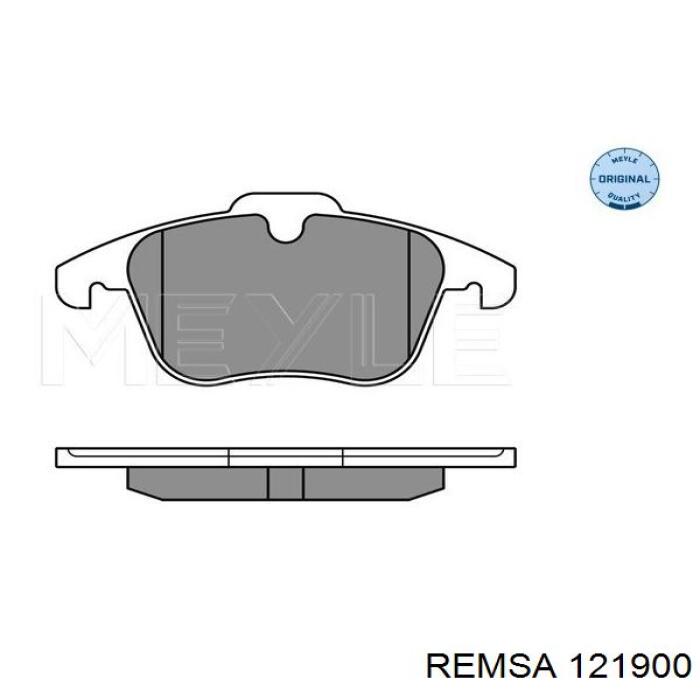 Sapatas do freio dianteiras de disco Remsa 121900 preço, a partir de 43,38 USD