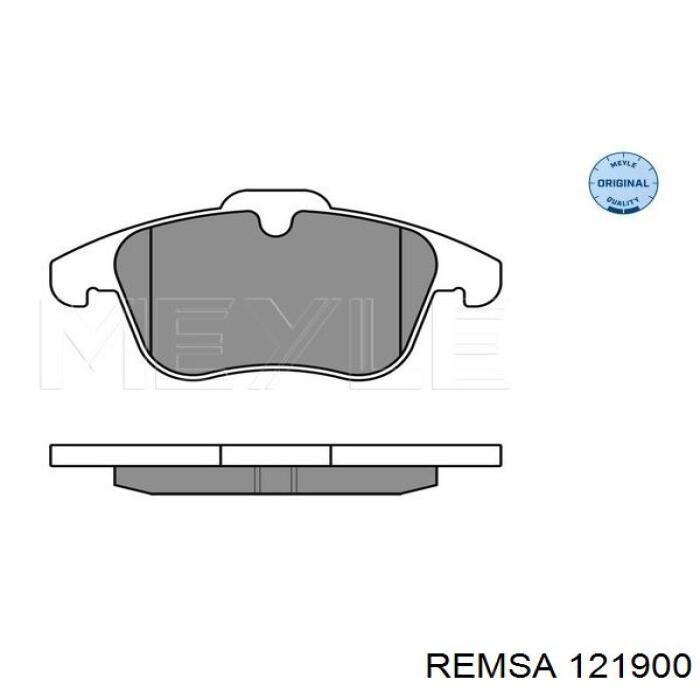Compre 121900 Remsa Sapatas do freio dianteiras de disco