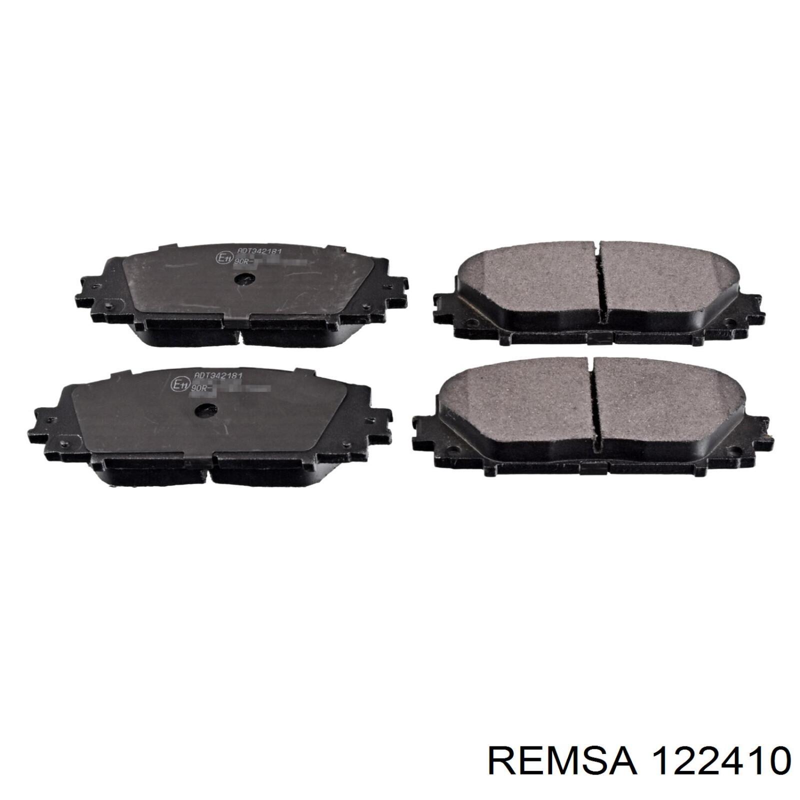Compre 122410 Remsa Sapatas do freio dianteiras de disco
