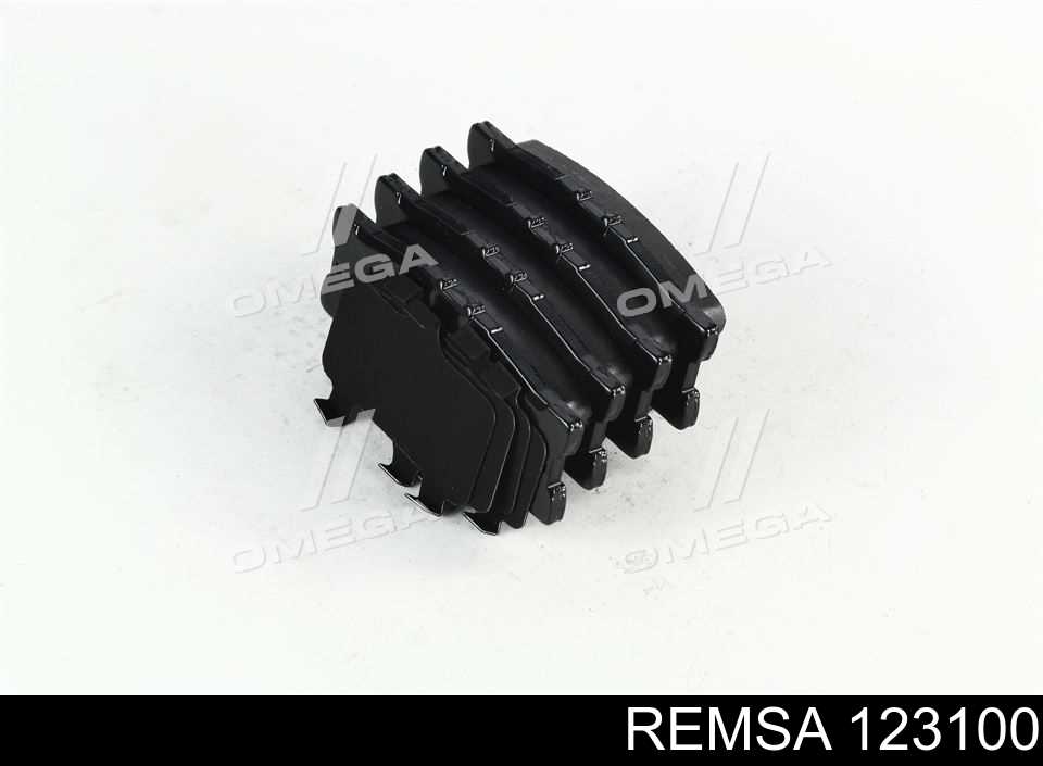 Sapatas do freio traseiras de disco Remsa 123100 preço, a partir de 20,42 USD