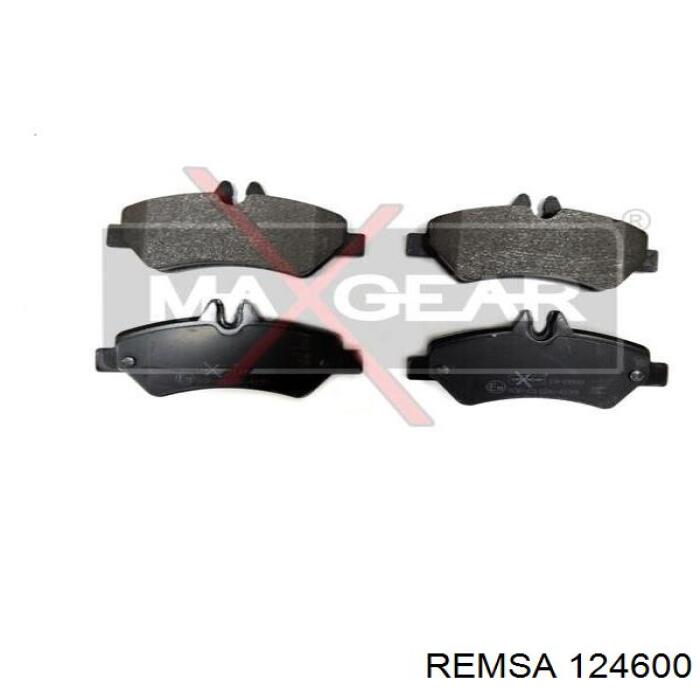 Compre 124600 Remsa Sapatas do freio traseiras de disco