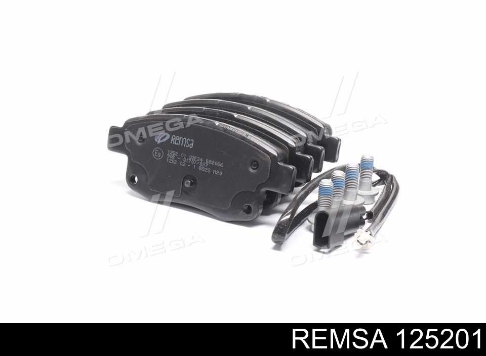 Sapatas do freio traseiras de disco Remsa 125201 preço, a partir de 29,69 USD