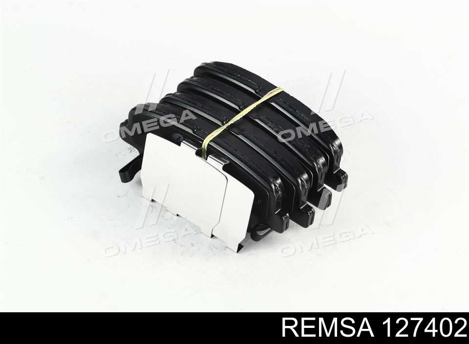 Sapatas do freio traseiras de disco Remsa 127402 preço, a partir de 23,30 USD