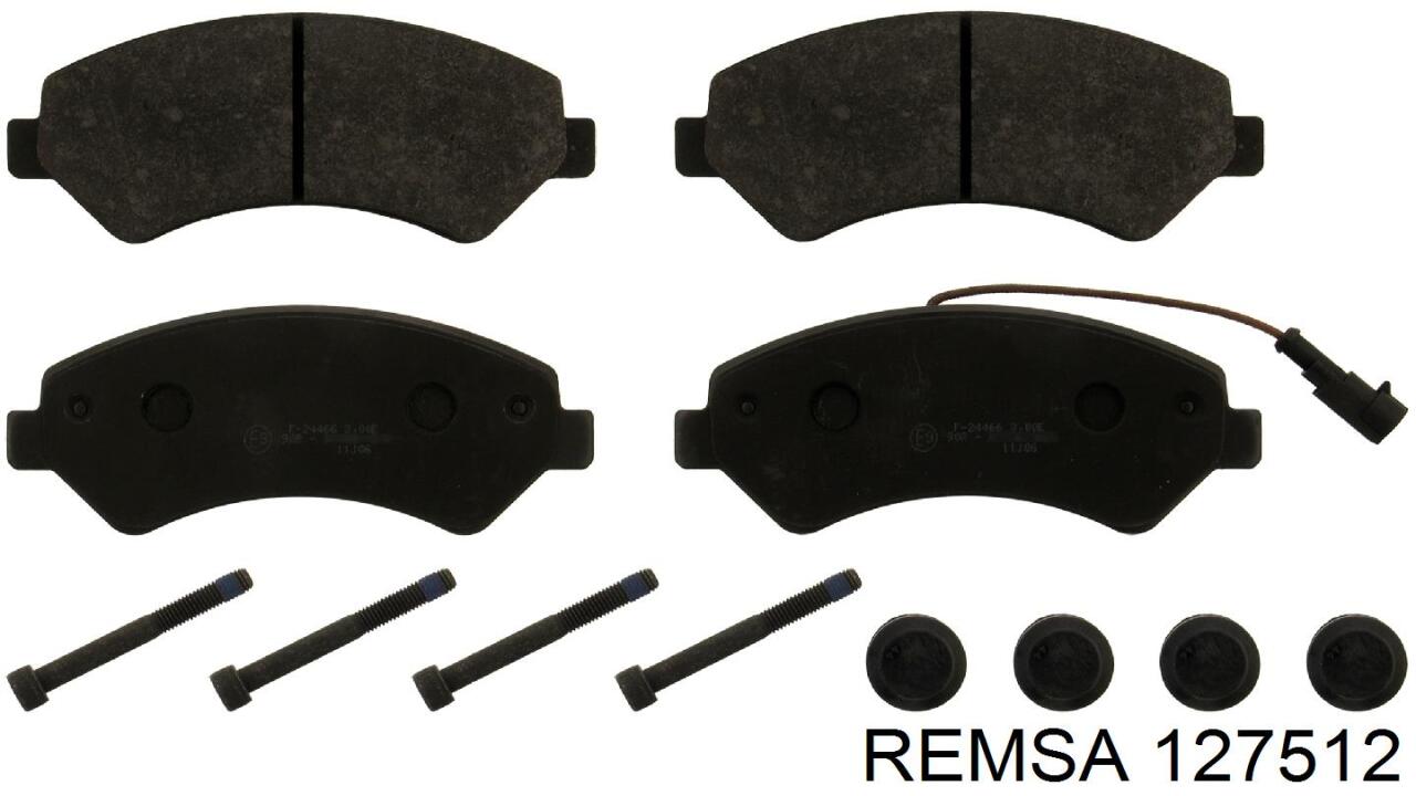 Sapatas do freio dianteiras de disco Remsa 127512 preço, a partir de 50,81 USD