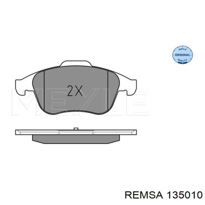 Sapatas do freio dianteiras de disco Remsa 135010 preço, a partir de 66,15 USD