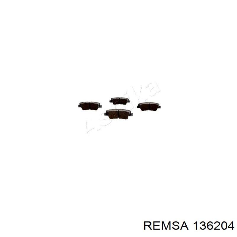 Sapatas do freio traseiras de disco Remsa 136204 preço, a partir de 24,33 USD