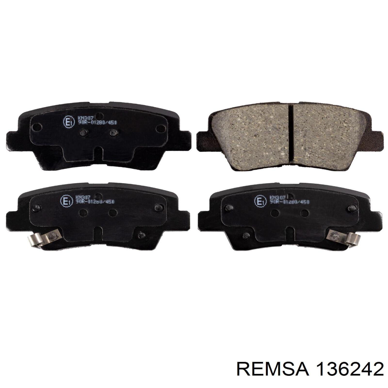 Compre 136242 Remsa Sapatas do freio traseiras de disco