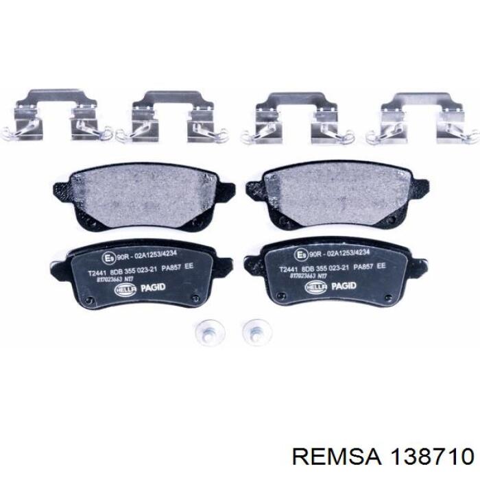 Sapatas do freio traseiras de disco Remsa 138710 preço, a partir de 29,09 USD
