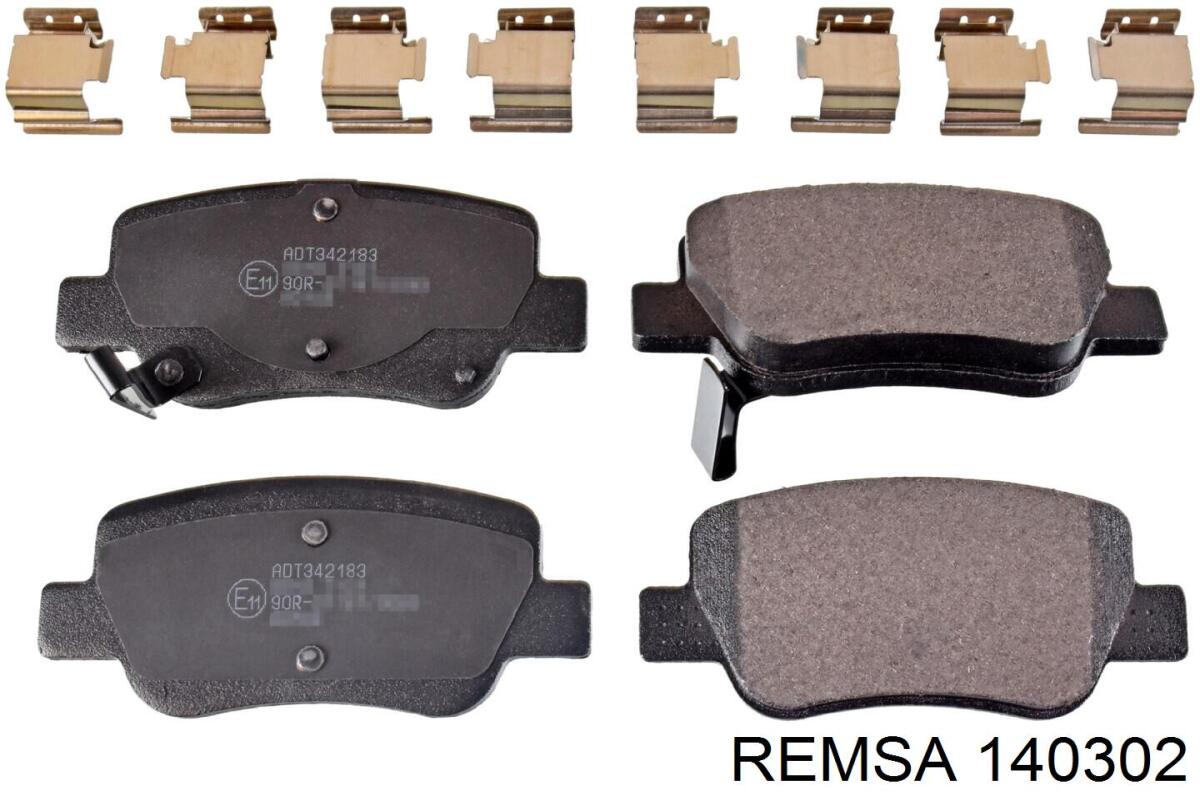 Sapatas do freio traseiras de disco Remsa 140302 preço, a partir de 25,44 USD