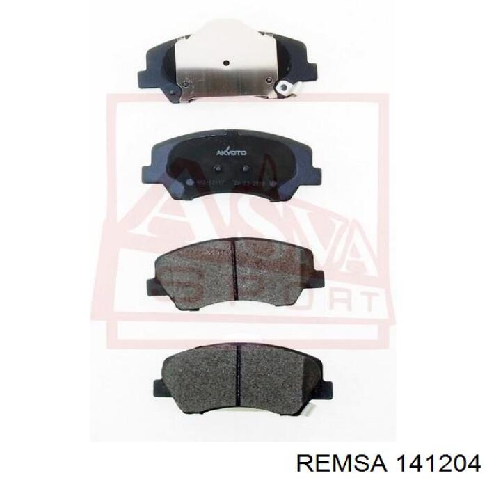 Compre 141204 Remsa Sapatas do freio dianteiras de disco