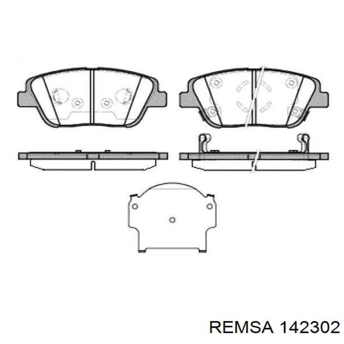 Sapatas do freio dianteiras de disco Remsa 142302 preço, a partir de 32,33 USD