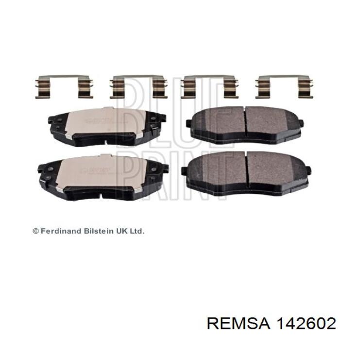 Sapatas do freio dianteiras de disco Remsa 142602 preço, a partir de 33,65 USD