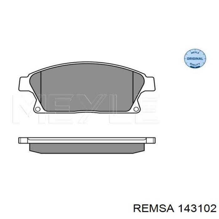 Sapatas do freio dianteiras de disco Remsa 143102 preço, a partir de 36,47 USD