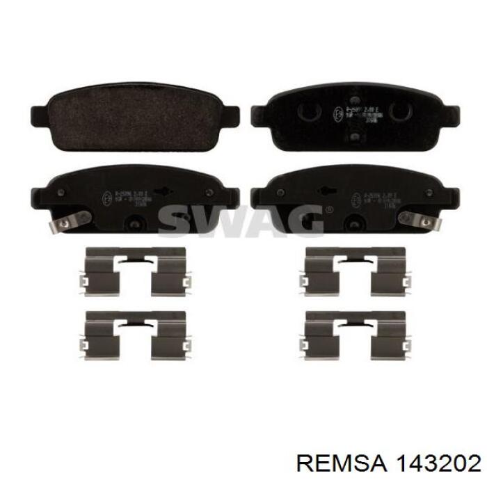 Sapatas do freio traseiras de disco Remsa 143202 preço, a partir de 25,15 USD