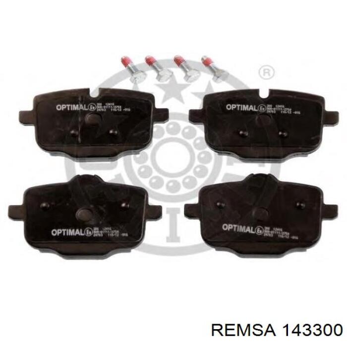 Sapatas do freio traseiras de disco Remsa 143300 preço, a partir de 40,04 USD