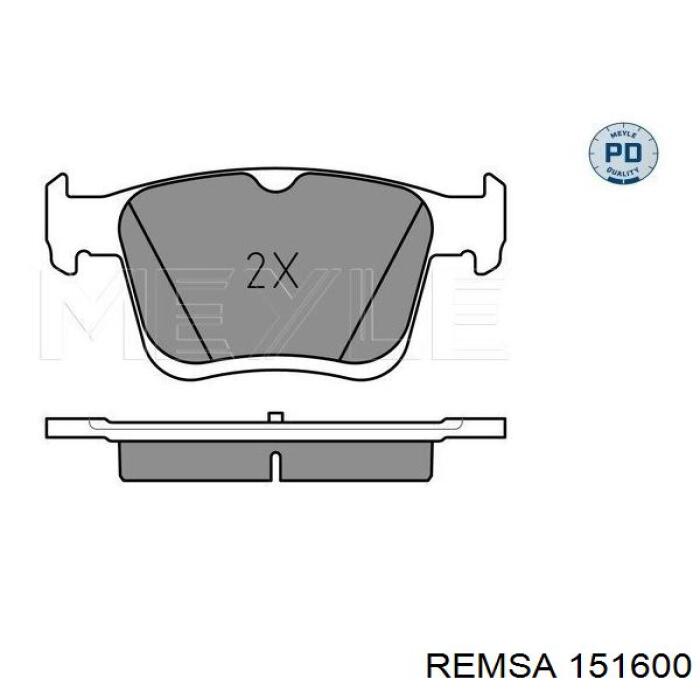 Sapatas do freio traseiras de disco Remsa 151600 preço, a partir de 29,17 USD