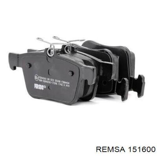 Compre 151600 Remsa Sapatas do freio traseiras de disco