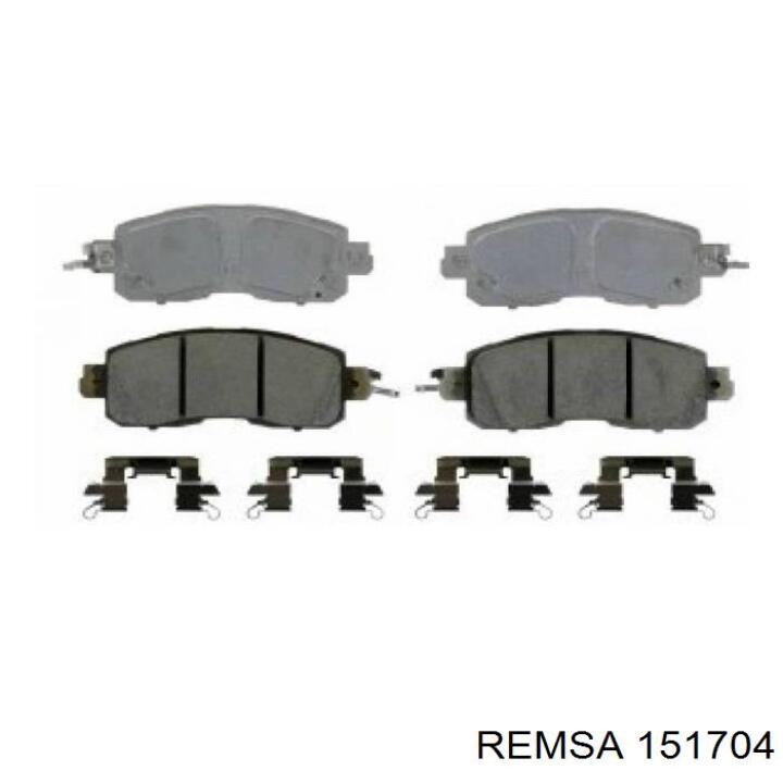 Sapatas do freio dianteiras de disco Remsa 151704 preço, a partir de 53,79 USD
