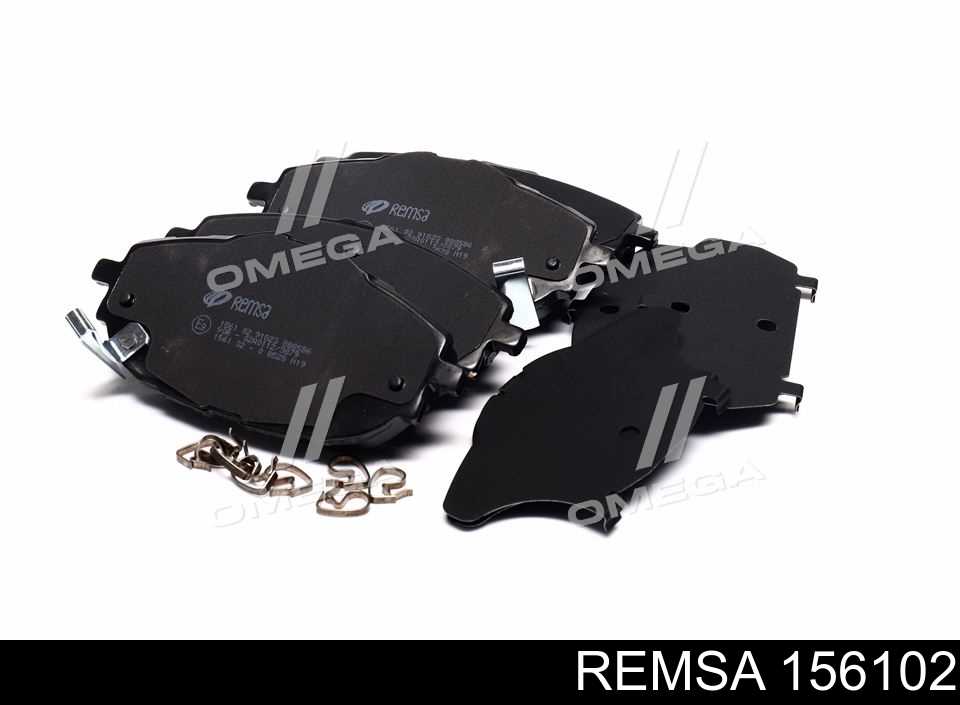 Sapatas do freio dianteiras de disco Remsa 156102 preço, a partir de 40,68 USD