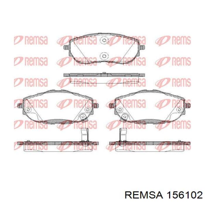 Compre 156102 Remsa Sapatas do freio dianteiras de disco