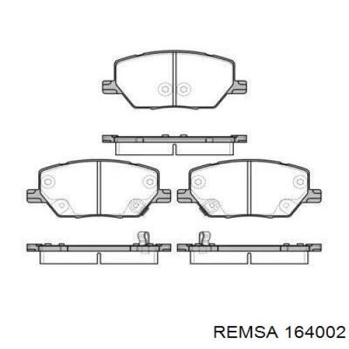 Sapatas do freio dianteiras de disco Remsa 164002 preço, a partir de 46,01 USD