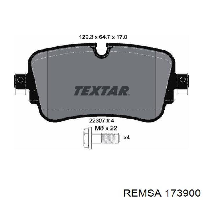 4M0698451BJ VAG Sapatas do freio traseiras de disco