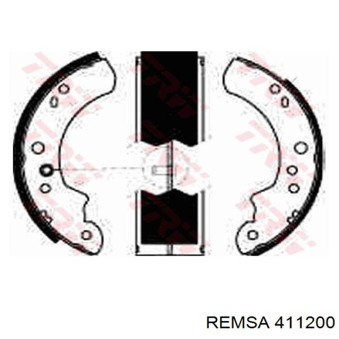 Compre 411200 Remsa Sapatas do freio traseiras de tambor