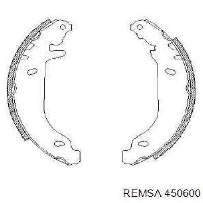 Sapatas do freio traseiras de tambor Remsa 450600 preço, a partir de 30,32 USD