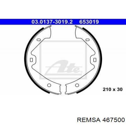 Compre 467500 Remsa Sapatas do freio de estacionamento