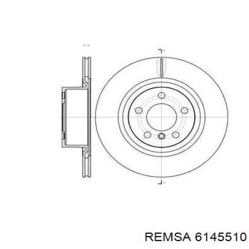 Compre 6145510 Remsa Disco do freio traseiro
