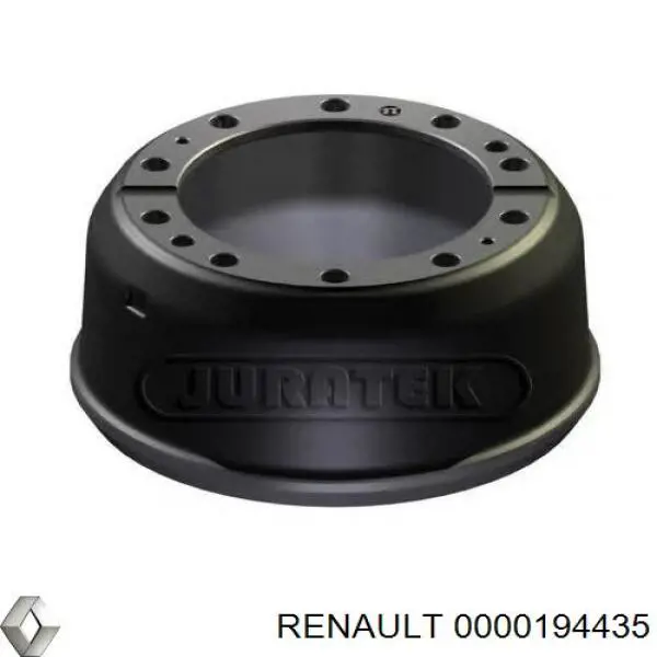 Compre 0000194435 Renault (RVI) Tambor do freio traseiro
