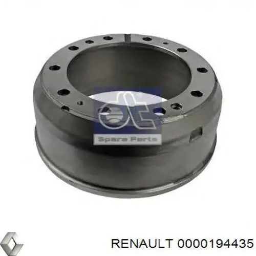 Tambor do freio traseiro 0000194435 Renault (RVI)