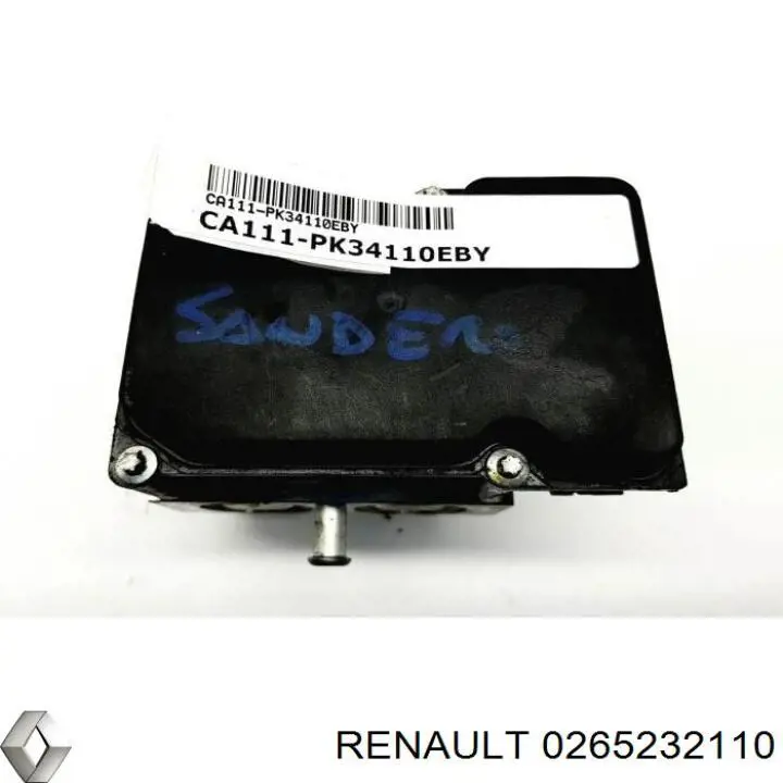 Unidade hidráulico de controlo ABS 0265232110 Renault (RVI)