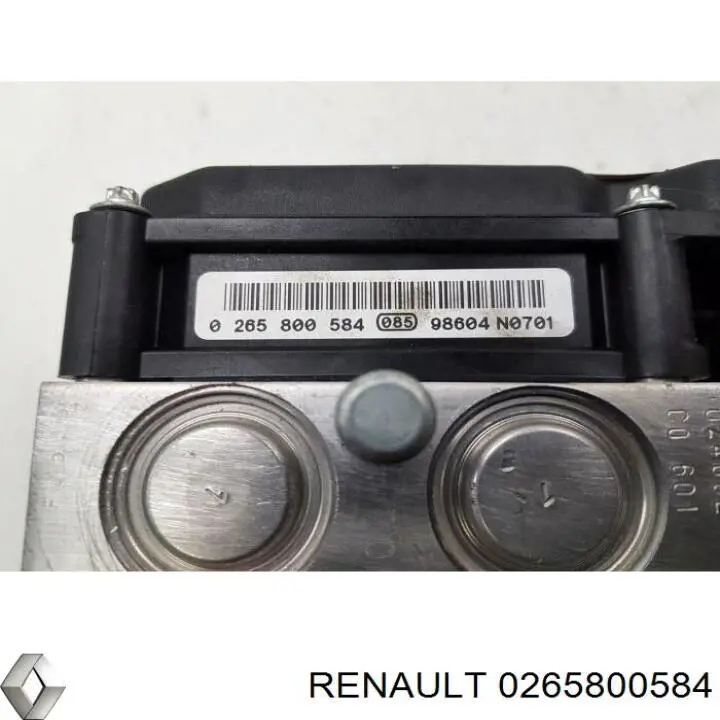 Unidade hidráulico de controlo ABS Renault (RVI) 0265800584