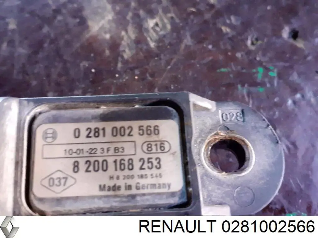 Compre 0281002566 Renault (RVI) Sensor de pressão de supercompressão