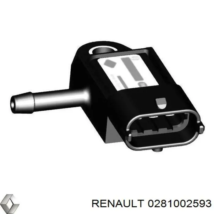 Compre 0281002593 Renault (RVI) Sensor de pressão de supercompressão