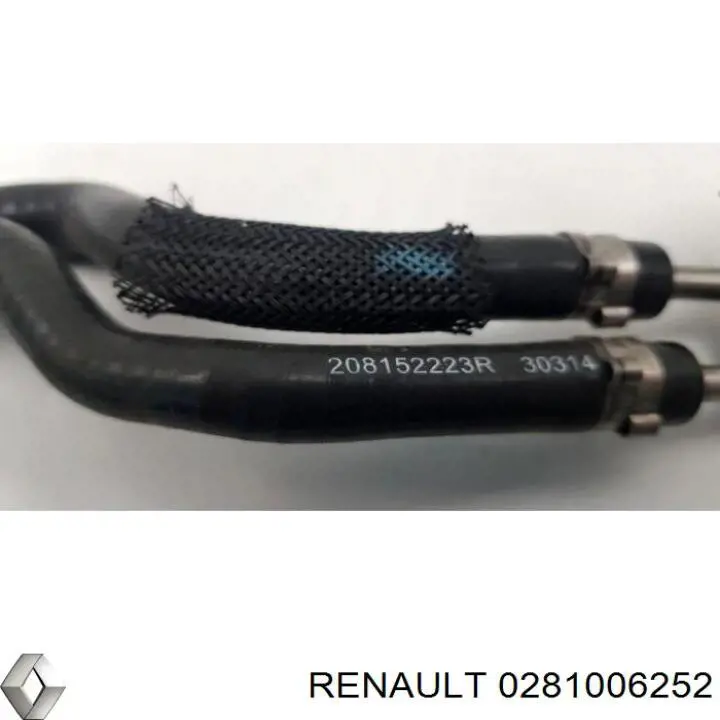 Compre 0281006252 Renault (RVI) Sensor de pressão dos gases de escape