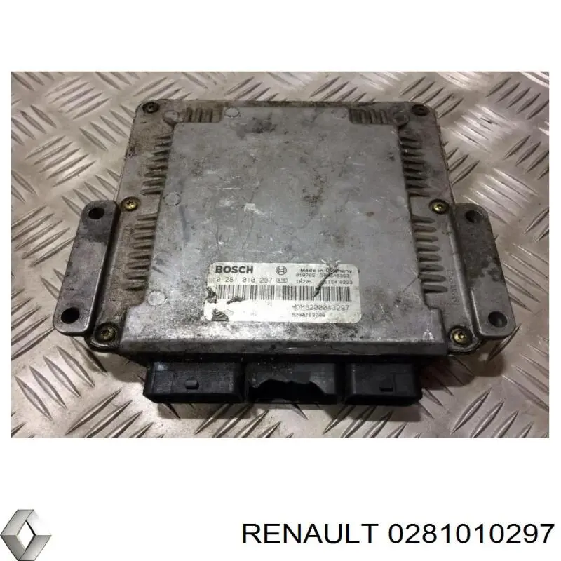 Módulo de direção (Centralina eletrônica) de motor Renault (RVI) 0281010297