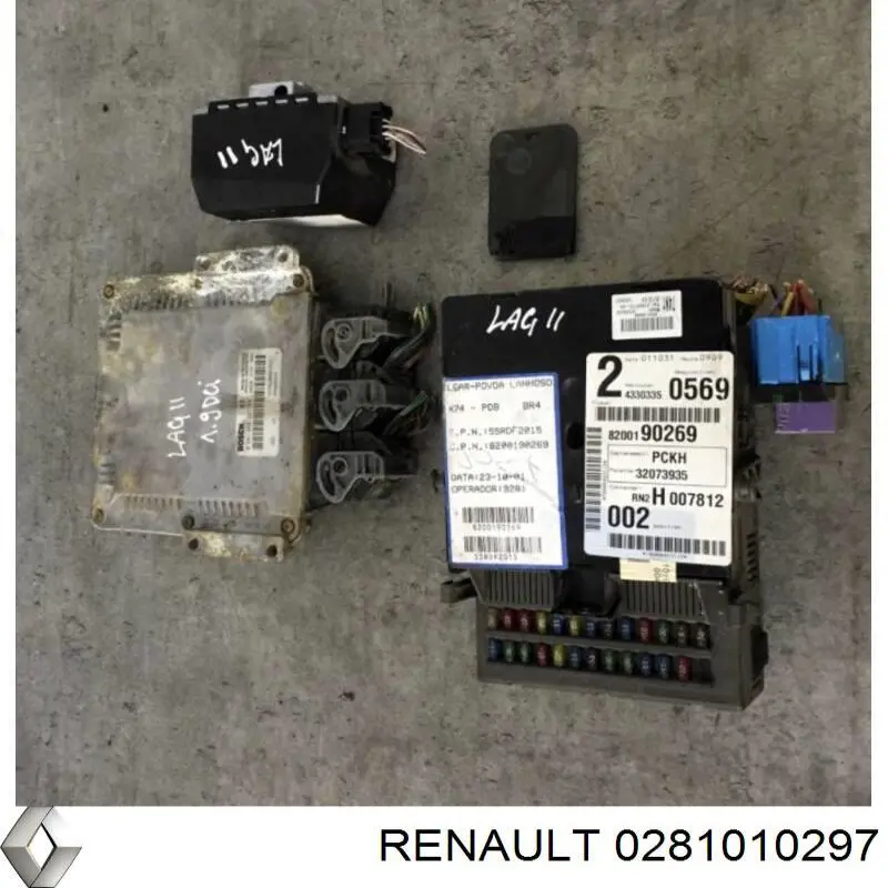 0281010297 Renault (RVI) Módulo de direção (Centralina eletrônica) de motor