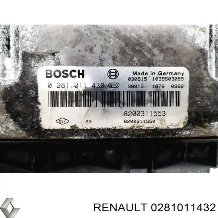 Módulo de direção (Centralina eletrônica) de motor 0281011432 Renault (RVI)