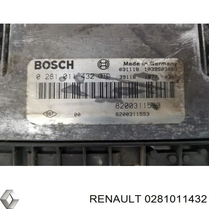 0281011432 Renault (RVI) Módulo de direção (Centralina eletrônica) de motor