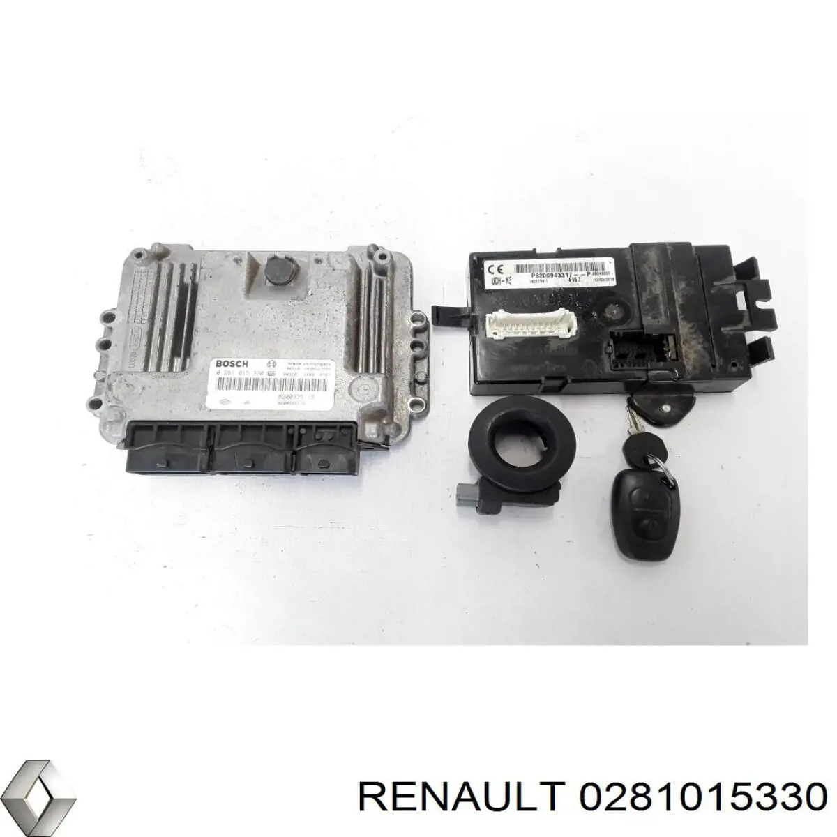 Módulo de direção (Centralina eletrônica) de motor 0281015330 Renault (RVI)