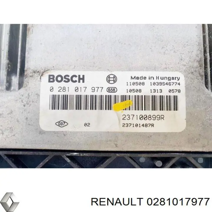 Módulo de direção (Centralina eletrônica) de motor Renault (RVI) 0281017977 preço, a partir de 213,69 USD