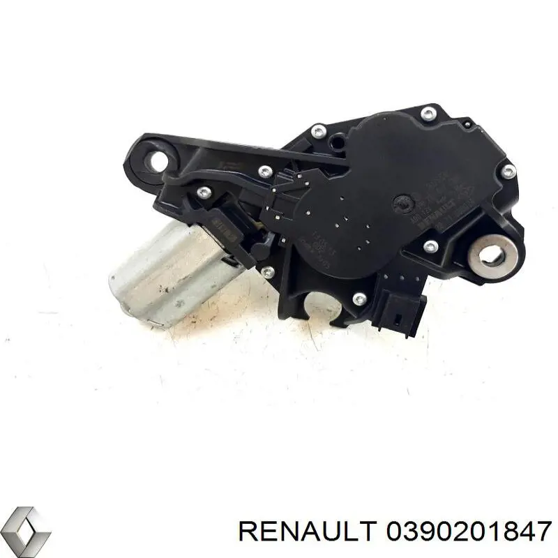 0390201847 Renault (RVI) Motor de limpador pára-brisas de vidro traseiro