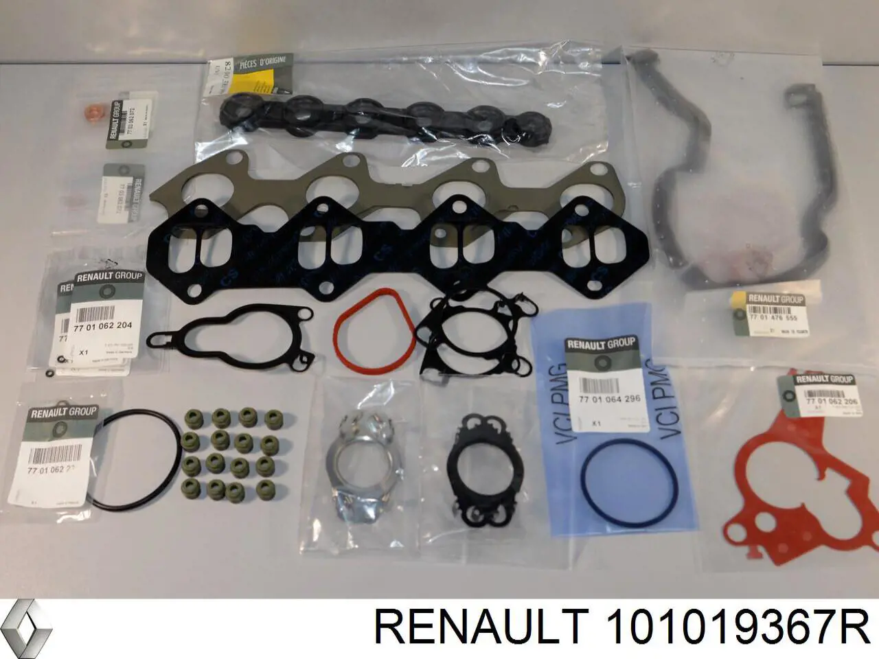101019367R Renault (RVI) Kit superior de vedantes de motor