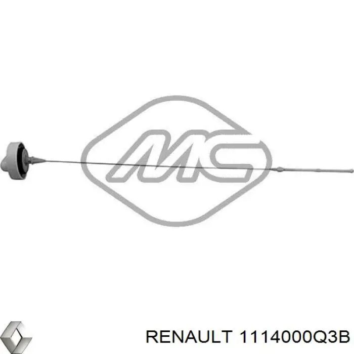 Sonda (indicador) do nível de óleo no motor Nissan/Infiniti 1114000Q3B preço, a partir de 24,79 USD