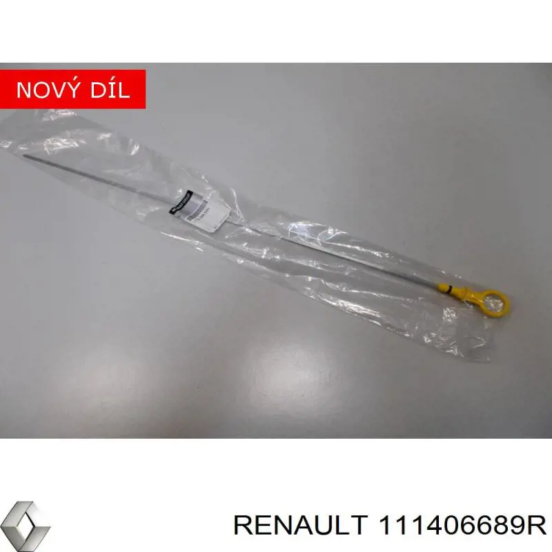 111406689R Renault (RVI) Sonda (indicador) do nível de óleo no motor