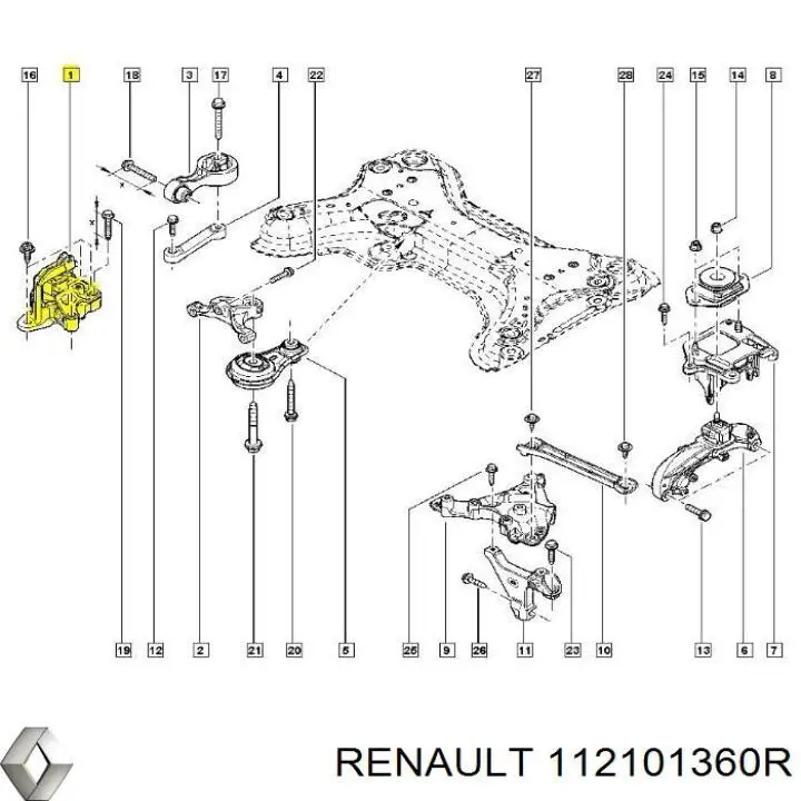  Renault (RVI) 112101360R