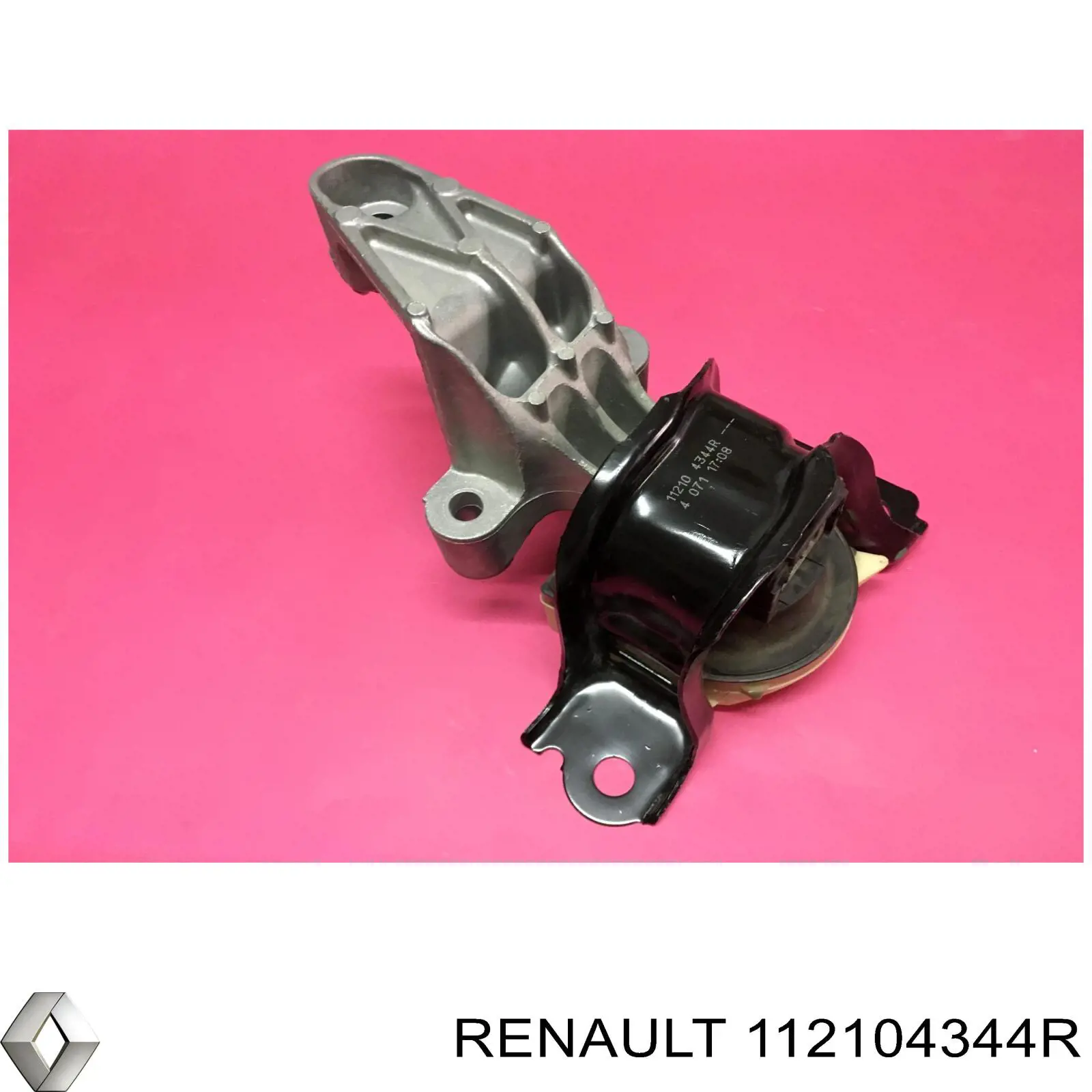 112104344R Renault (RVI) Coxim (suporte) direito de motor